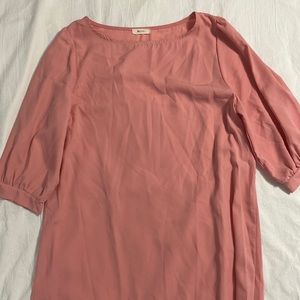 Like new! Everly Pink 3/4 sleeve dress